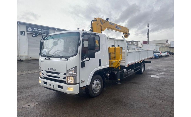 Бортовой Isuzu с КМУ XCMG SQS125-3