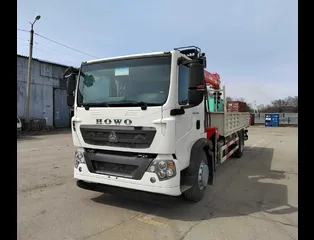 Бортовой Howo T5G 4х2 c КМУ XCMG Грузоподьемность КМУ 5 тонн