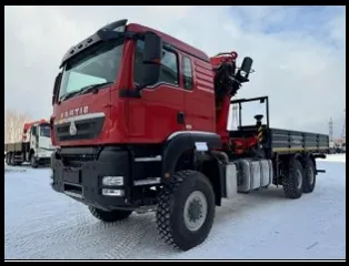 Бортовой SITRAK 6х6 с КМУ Sunhunk